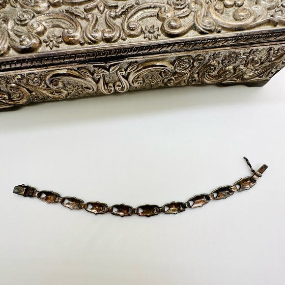 Vintage Silver Marcasite Bracelet - Picture 14 of 14
